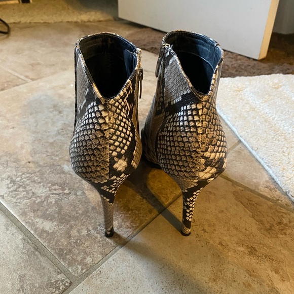 Faux Snake Skin Booties - Picture 4 of 5